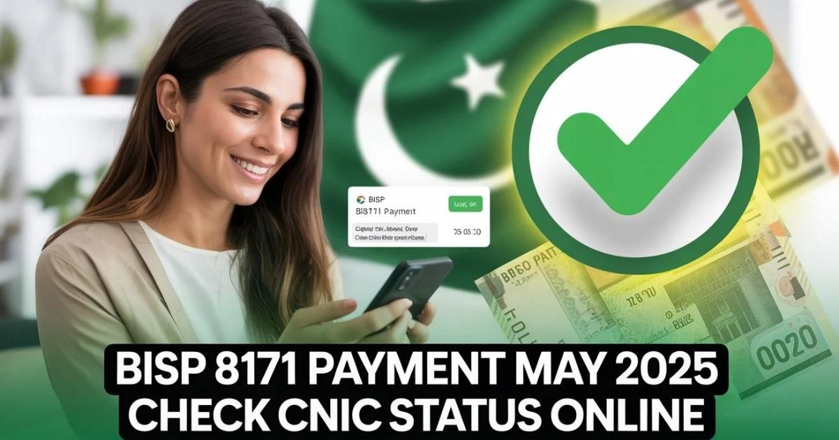 8171 SMS Service – Check BISP Payment Status 2025 Online