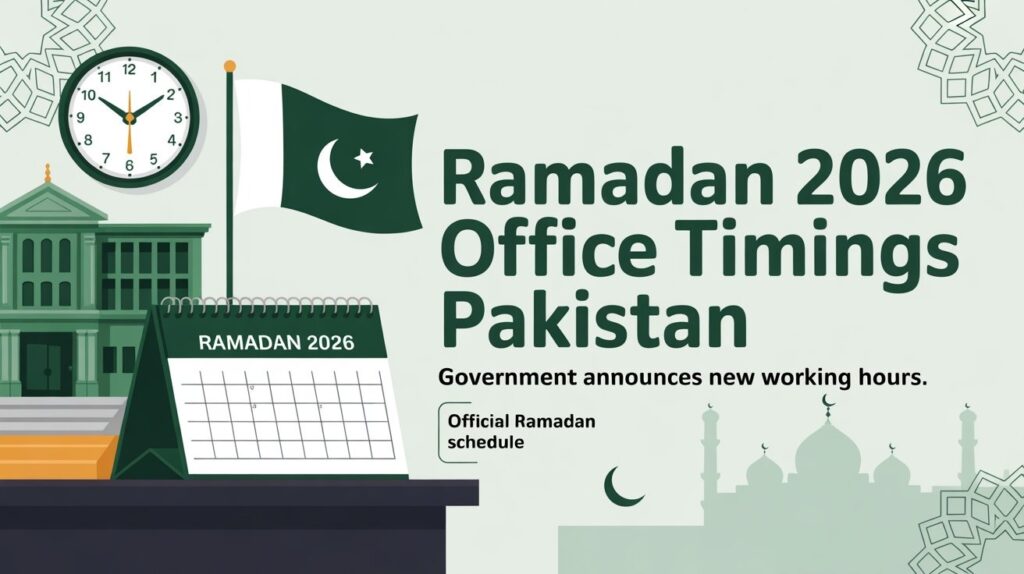 Ramadan 2026 Office Timings Pakistan Govt Announces New Working Hours